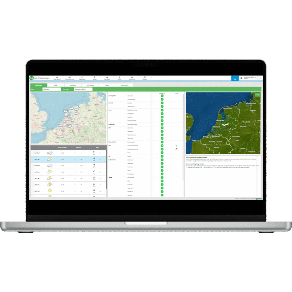 Infoplaza en AgroVision bundelen krachten voor geavanceerd weeradvies ...